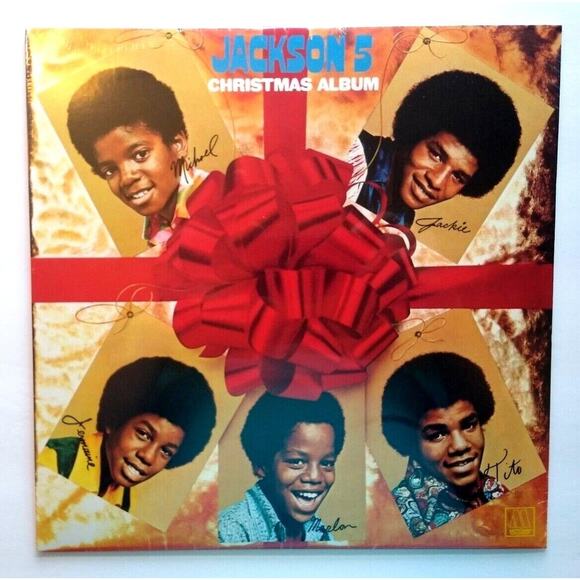 Jackson 5 Christmas Album Vinyl LP Record Holiday Music Gift Michael MJ Santa - Picture 1 of 5